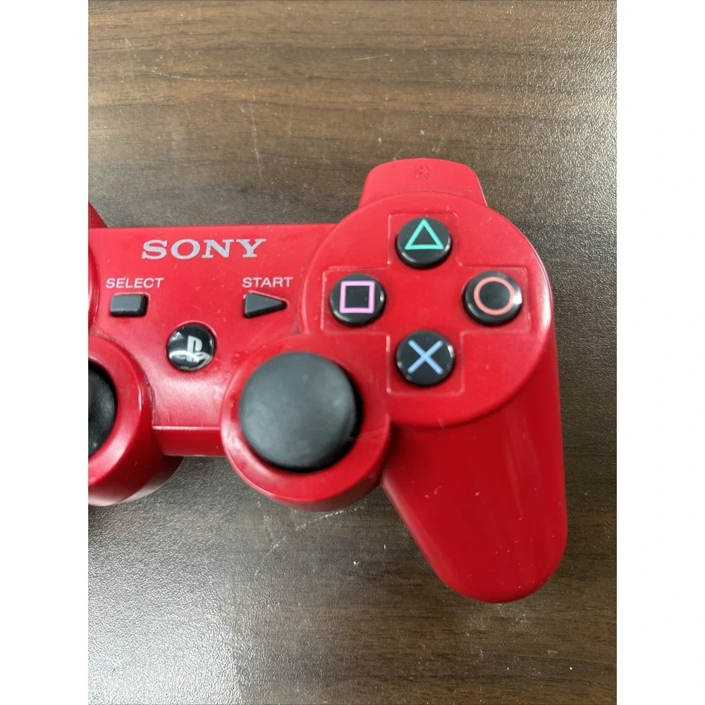 Sony Playstation 3 PS3 DualShock 3 Controller Scarlet Red Genuine OEM RARE